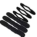VIKEN 6pcs Magic Foam Sponge Clip Hair Styling Donut Bun Former Maker (3 Large+3 Small)