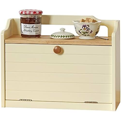 Amazon.co.uk white ceramic bread bin