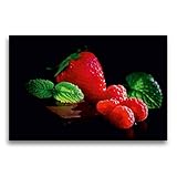 fresa y chocolate trailer  Calvendo Fresas Finas y Chocolate Dulce, 75x50 cm