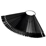 Gazechimp 50 Pedazos Protátil Nail Arte Práctica Pulido de Rueda Ventilador de Exhibición de Polaco
