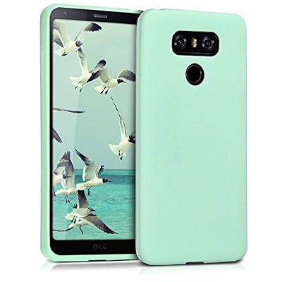 kwmobile Étui en TPU silicone élégant pour LG G6 en menthe mat