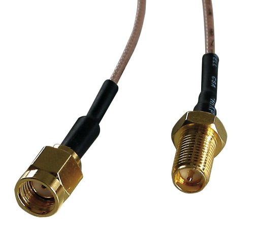 Preisvergleich Produktbild Lindy RP-SMA WLAN Antennen Verlängerungskabel, 2 m