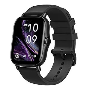 Amazfit GTS 2 Smart Watch, 1.65 inch (4.2 cm) AMOLED Display, Built-in Amazon Alexa, Built-in GPS, SpO2 & Stress Monitor, Bluetooth Phone Calls, 3GB Music Storage, 90 Sports Modes (Midnight Black)