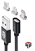 Produktbild Hemamba: Adapterkabel USB auf Lightning, USB Typ C und Micro USB. Superschnelles, magnetisches 3-in-1-Kabel mit bis zu 25 % schnelleren Ladezeiten und Übertragungsgeschwindigkeiten