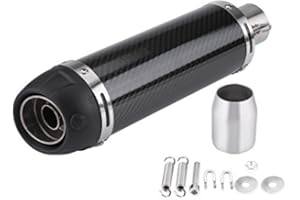 Tubo silenziatore di scarico KIMISS 51mm universale per moto in carbonio modificato con DB Killer