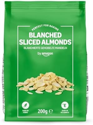 by Amazon Mandorle Pelate Affettate - 200g, confezione da 5