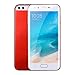 Produktbild samLIKE Dual Sim Handy Günstig Ohne Vertrag 512MB + 4GB GSM mit 5 Zoll Ultra-HD-Bildschirm Android Full Screen Cell Phone Ultradünn Smartphone, mit Dual Rückkamera, 3G + WLAN, Quad-Core (Rot)