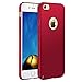 Produktbild Conie Basic Slim Cover kompatibel mit iPhone SE, 5S, 5, Extra dünne Anti Fingerprint Hülle Schutzhülle rutschfeste Oberfläche (Rot Matt Finish)