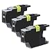 3-Pack Brother Compatible LC75 (LC-75) Black High Yield Ink for MFC-J280W J425W J430W J435W J825DW J835DW J5910DW J625DW J6510DW J6710DW J6910DW RS.1140.00