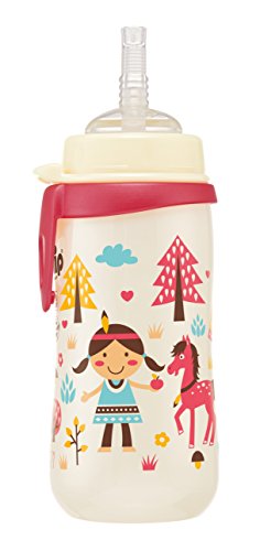 nip Trinkhalmbecher Straw Cup PP, 330 ml Girl