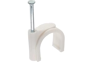 InLine 4402250 - Abrazaderas para Cable (20 mm, Redonda), Color Blanco