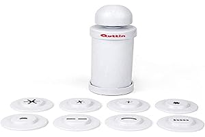 Quttin 104920 Churrera Manual Doméstica con 8 Boquillas, Multicolor, Talla única