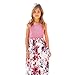 Produktbild Mädchen Kinderkleidung,BeikoardKindertag GeschenkMode Kleinkind Baby Mädchen Kind Blumendruck Prinzessin Party Kleid Outfits Kleidung Blumendrucktasche Kleider (8, Rosa)