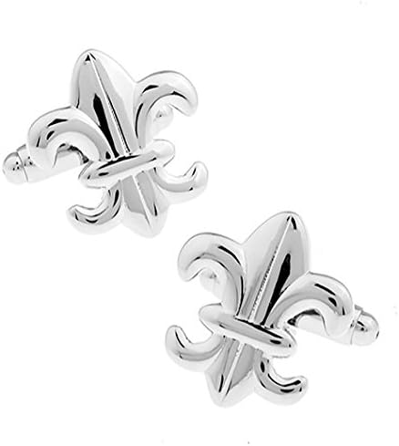 Ashton and Finch Fleur de Lis Cufflinks for Men's Birthdays, Weddings and Special Occasions | Cufflinks for Men