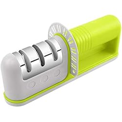 Racloir à Couteaux Aiguiseur De Couteaux En 3 éTapes Aide à La RéParation AffûTage Au Diamant Quatre Couleurs Disponibles Acier Au Carbure De TungstèNe Pour Cisaillement Professionnel