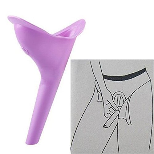 HAKACC Female Women Urinal Camping Travel Toilet Device,Purple