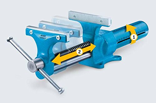 Heuer Schraubstock Compact 120 mm, 8.2057E+7 - 2