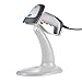 Produktbild Aibecy USB Barcodescanner Bidirektional 1D Barcode Scanner, Automatisch / Manuell / Aufeinanderfolgender Scanner Barcodeleser Handheld Scanner 32 Bit ARM Prozessor Optisches Glas mit Stand Halter Weiß