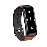 DJym Fitness Tracker, Activity Tracker Sports Watch Smart Wristband mit Pedometer Herzfrequenz-Monitor IP68 Waterproof für Android iPhone,Orange