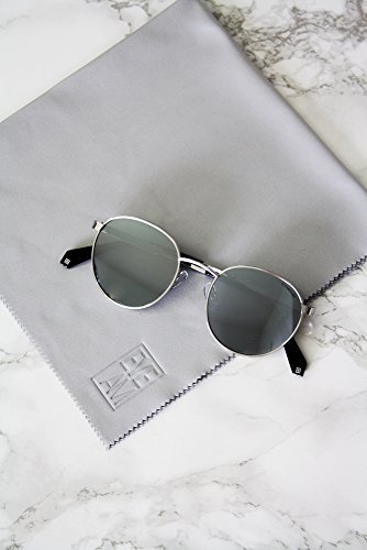 Brillenputztuch aus Mikrofaser in Premium Qualität / Mikrofasertuch für Brillen / Staubtuch Extragroß 40×40 cm / Reinigung von Bildschirm, Kamera, Touchscreen, Glas / Reinigungstuch ist waschbar - 4