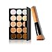Vidlan 15 Colors Makeup Concealer Contour Palette + Makeup Brush