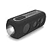 Produktbild Pyle Sound Box Splash 2 Bluetooth und spritzwassersiher Lautsprecher mit LED-Lampe AUX-IN, Schwarz, PWPBT75BK