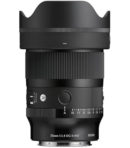 Sigma 35mm f/1.4 DG II Art Lens for Sony E Mirrorless Camera