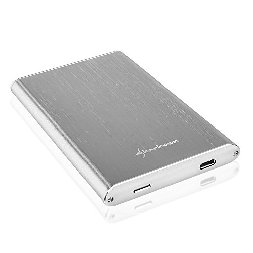 Sharkoon Rapid-Case 2,5″ USB 3.1 Type C Gehäuse silber - 3