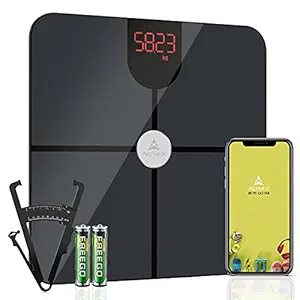 ActiveX (Australia) Ivy Plus Bluetooth Digital Bathroom BMI Scale With Free ActiveX App and Body Fat Caliper [Not A Body Fat Scale]