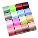Produktbild Sharplace 16 Farbiges Set Doppelseitiges Satinband Schleifenband Hochzeit Dekoband Geschenkband 25mm
