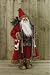 Produktbild garden mile traditionell Luxus Deluxe Weihnachtsmann Nikolaus Stehend Figur Weihnachtsdekoration Ornament Hoch Detaillierte für Drinnen - Rot, 90cm