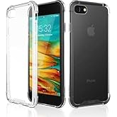 KZY İletişim iPhone SE 2020 ile uyumlu ile Uyumlu Kapak Şeffaf Airbag Antishock K&ouml;şe Korumalı Silikon Kılıf