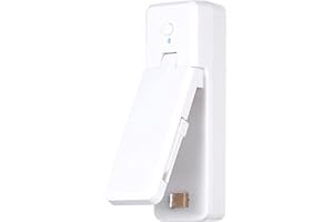 HIPOTEN Selladora de bolsas mini 2 en 1 con cortador,máquina de sellado para refrigerador con adsorción magnética,ideal para almacenar alimentos,aperitivos,bolsas de plástico y bolsas de papas fritas(blanco)