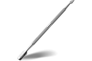 Rui Smiths Spingi cuticole professionale in Acciaio Inossidabile Ipoallergenico a Doppia Estremità - Stile n. 113