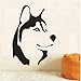 Produktbild Wandtattoo Kinderzimmer Kreative"Pet Dog Husky" Wohnzimmer Schlafzimmer Dekorationen für Wohnzimmer Schlafzimmer