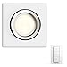 Produktbild Philips Hue White Ambiance Milliskin - Einbaustrahler, weiss, quadratisch 1er Erweiterung mit Fernbedienung
