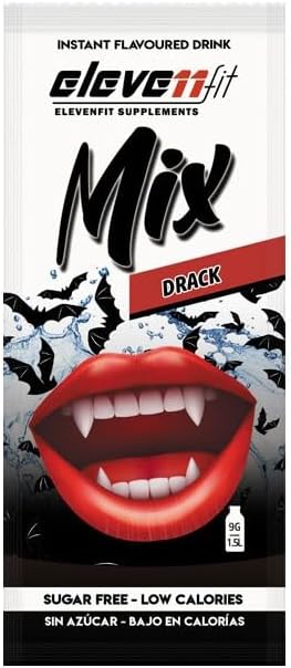 Mix Saborizante - Elevenfit - Pack 24 unidades – Mix Saborizante sin azúcar 24x9g (24Unidad, Drack)