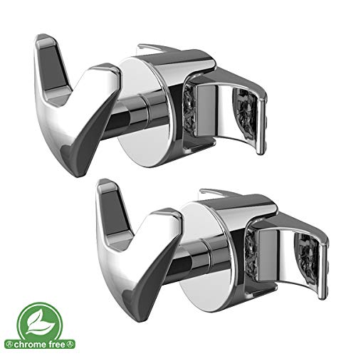 Par de Handy VIP - Portatoallas - No agujereas más los azulejos y no sirve el pegamento, porque se fija directamente sobre tu radiador a columnas de acero - Cromado - 2 piezas