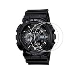 Zshion Displayschutzfolie für Casio G-Shock GA110 mit Anti-Fingerabdruck, blasenfrei, kristallklar, 2 Stück