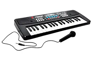 Toyshine 37 Key Piano with DC Power Mode, Microphone and Recoring