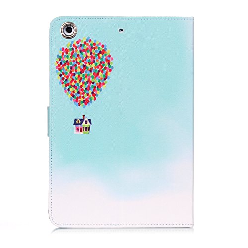 iPad Mini 3 Hülle, Deenor Colorful Classic Design PU Leder Stand Schutzhülle Hülle für Apple iPad Mini 1/2/3 Generation. (Colored balloons) - 3