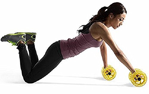 SKLZ APD-CW01-02 Trainingsrollen Bauchtrainer Core Wheels black/yellow - 6