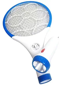 A-One Rechargeable Mosquito Bat with Led Torch - Blue