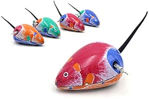 iwobi 5 Stücke Aufziehspielzeug Aufziehfigur Tierfigur Wind Up Figur Uhrwerk Spielzeug Weihnachten Geschenk für Kinder