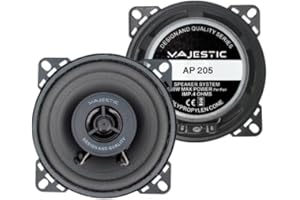 Majestic AP 205 SC – Coppia di altoparlanti per auto 100mm (4”), 100W, 2 vie, confezione scatola