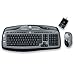 Produktbild Logitech Cordless Desktop MX3000 Laser Tastatur schnurlos 105 Tasten MS W98 FR + Lasermaus MX600 Schwarz