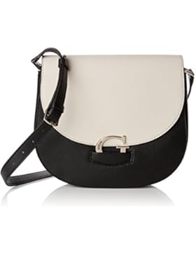 Guess Damen Lexxi Saddle Bag Schultertasche, Taglia Unica