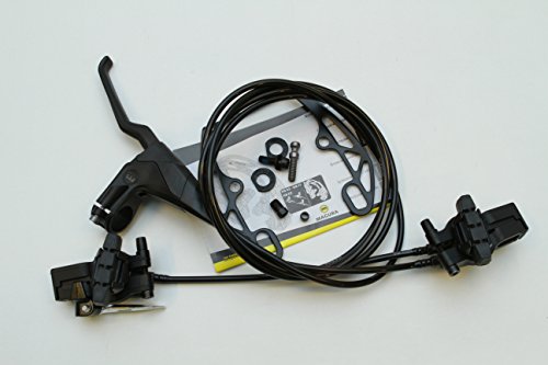 Magura HS11 Hydraulikbremse Komplett Schwarz 2000mm Leitungslänge EVO 2 Adapter mit Schnellspanner - 2