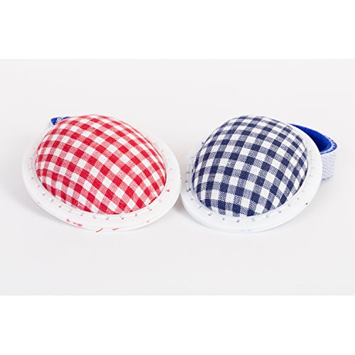 BIG-SAM - Nadelkissen mit Klettverschluss - Rot oder Blau - (Blau)