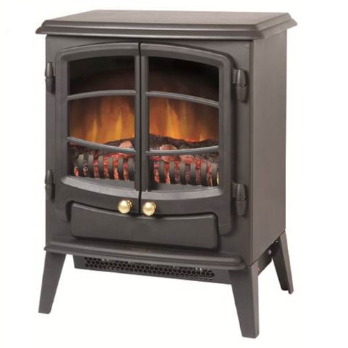Dimplex EWT20 Branded 1kW or 2kW OptiFlame Electric Stove Free Standing Black